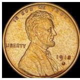 1915-S Red Lincoln Wheat Cent CHOICE BU