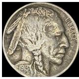1913-D Buffalo Nickel Type 2 NEARLY UNCIRCULATED