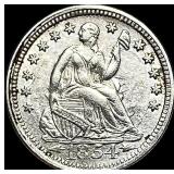 1854 Seated Liberty Half Dime CLOSELY UNCIRCULATE