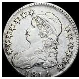 1814 Capped Bust Half Dollar LIGHTLY CIRCULATED