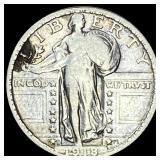 1918-D Standing Liberty Quarter NICELY CIRCULATED