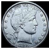 1899-O Silver Barber Half Dollar CHOICE AU