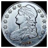 1834 Capped Bust Half Dollar CHOICE AU