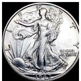 1942-S Silver Walking Liberty Half Dollar UNCIRCU