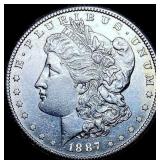1887-S Silver Morgan Dollar CLOSELY UNCIRCULATED