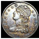 1834 Capped Bust Silver Quarter CLOSELY UNCIRCULA