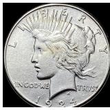 1924-S Silver Peace Dollar UNCIRCULATED