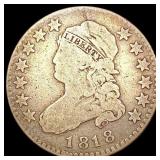 1818 Capped Bust Quarter NICELY CIRCULATED