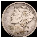 1921 Mercury Dime NEARLY UNCIRCULATED