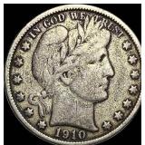 1910-S Silver Barber Half Dollar NICELY CIRCULATE