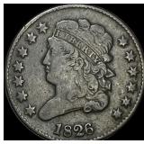 1826 Classic Head Half Cent LIGHTLY CIRCULATED
