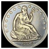 1858-S Silver Half Dollar CLOSELY UNCIRCULATED