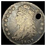1808 Silver Capped Bust Half Dollar NICELY CIRCULA
