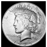1934-D Silver Peace Dollar CLOSELY UNCIRCULATED
