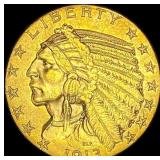 1913 Indian Head Half Eagle $5 Gold UNCIRCULATED
