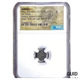 Judaea Alex. Jannaeus 103-76 BC Bronze Purtah NGC
