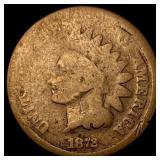1873 Indian Head Cent NICELY CIRCULATED