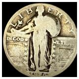 1916-D Silver Standing Liberty Quarter NICELY CIRC