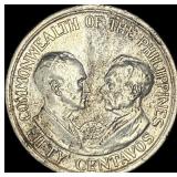 1936-M Philippines 50 Centavos Silver HIGH GRADE