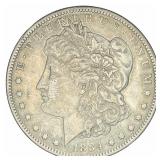 1884-S Morgan Silver Dollar