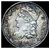 1829 Capped Bust Half Dime Toned CHOICE AU