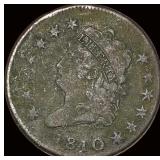 1810 Classic Head Large Cent NICELY CIRCULATED