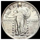 1923 Standing Liberty Silver Quarter CLOSELY UNCI