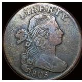 1805 Draped Bust Large Cent LIGHTLY CIRCULATED
