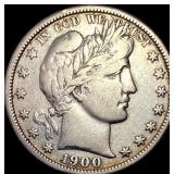 1900-S Silver Barber Half Dollar NEARLY UNCIRCULA
