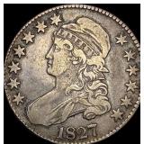 1827 Capped Bust Half Dollar LIGHTLY CIRCULATED