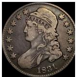1831 Capped Bust Half Dollar NEARLY UNCIRCULATED