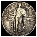 1925 Standing Liberty Silver Quarter NEARLY UNCIRC