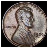 1924-D Lincoln Wheat Cent CHOICE AU