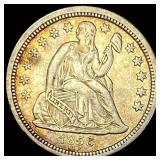 1856 Seated Liberty Silver Dime CLOSELY UNCIRCULAT