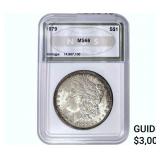 1879 Morgan Silver Dollar NGS MS66