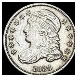 1834 Capped Bust Dime CLOSELY UNCIRCULATED