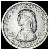 1921 Missouri Centennial Half Dollar GEM BU