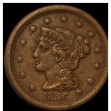 1856 Braided Hair Large Cent CLOSELY UNCIRCULATED