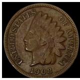 1908-S Indian Head Cent NEARLY UNCIRCULATED