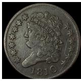 1810 Classic Head Half Cent NEARLY UNCIRCULATED