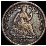 1849 Seated Liberty Half Dime NEARLY UNCIRCULATED