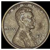 1914-S Lincoln Wheat Cent NEARLY UNCIRCULATED