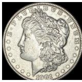 1901 Morgan Silver Dollar CLOSELY UNCIRCULATED