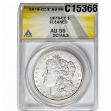 1878-CC Morgan Silver Dollar ANACS AU55 Details