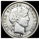 1896-O Silver Barber Dime CLOSELY UNCIRCULATED