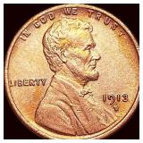1913-D Red Lincoln Wheat Cent UNCIRCULATED