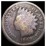 1869 Indian Head Cent NICELY CIRCULATED