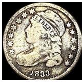 1833 Capped Bust Dime NICELY CIRCULATED