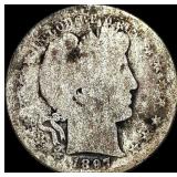 1897-S Silver Barber Quarter NICELY CIRCULATED