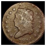 1814 Classic Head Large Cent NICELY CIRCULATED